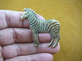 (B-ZEBRA-140) Zebra standing zebras Africa plains zoo brass pin pendant ... - €15,19 EUR