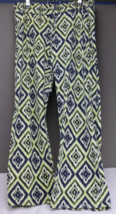 Lucky Brand Womens Pants BOHO Geometric Drawstring Color Multi Size M 2173 - £8.92 GBP