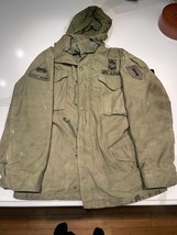 Original Vietnam Era 1969 OG-107 Medium Field Jacket Cold Weather 1ST Infantry - £80.32 GBP