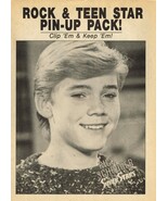 Ricky Schroder - Rick - MacKenzie Astin 11" x 8" Teen Magazine Pinup Min... - $5.94