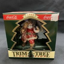 NEW Coca-Cola Santa Claus Christmas Ornament KG  Xmas Bottle Coke - $14.85