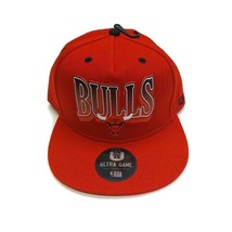 Ultra Game Mens Chicago Bulls Snapback Hat Cap Red One Size Fits Most - £19.14 GBP