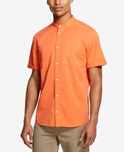 DKNY Men&#39;s Short Sleeve Shirt , Color:Nasturtium, Size: XL   , MSRP 69.50 $ - £31.06 GBP