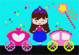 Pepita Needlepoint Canvas: The Colorful Princess, 10&quot; x 7&quot; - £39.31 GBP+