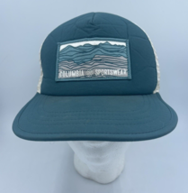 Columbia Sportswear Hat Cap Strapback Flexfit 110 Patch Blue White OSFA READ - £8.70 GBP