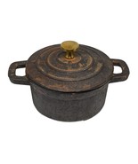 Crofton 8 oz Mini 3.25&quot; Round Cast Iron Handled Dutch Oven Pot W/Lid - $184.27 MXN