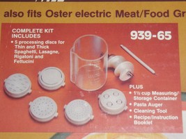 Oster Kitchen Center Pasta Accessory Kit 939-65 - $558.42 MXN