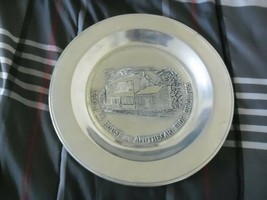 McDowell House & Apothecary Shop – pewter plate - Wilton - $12.99