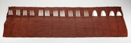 15 SLOT FLANNEL HOLDER MEDIUM SILVERWARE PIECE STORAGE ROLL ANTI TARNISH... - $719.50 MXN