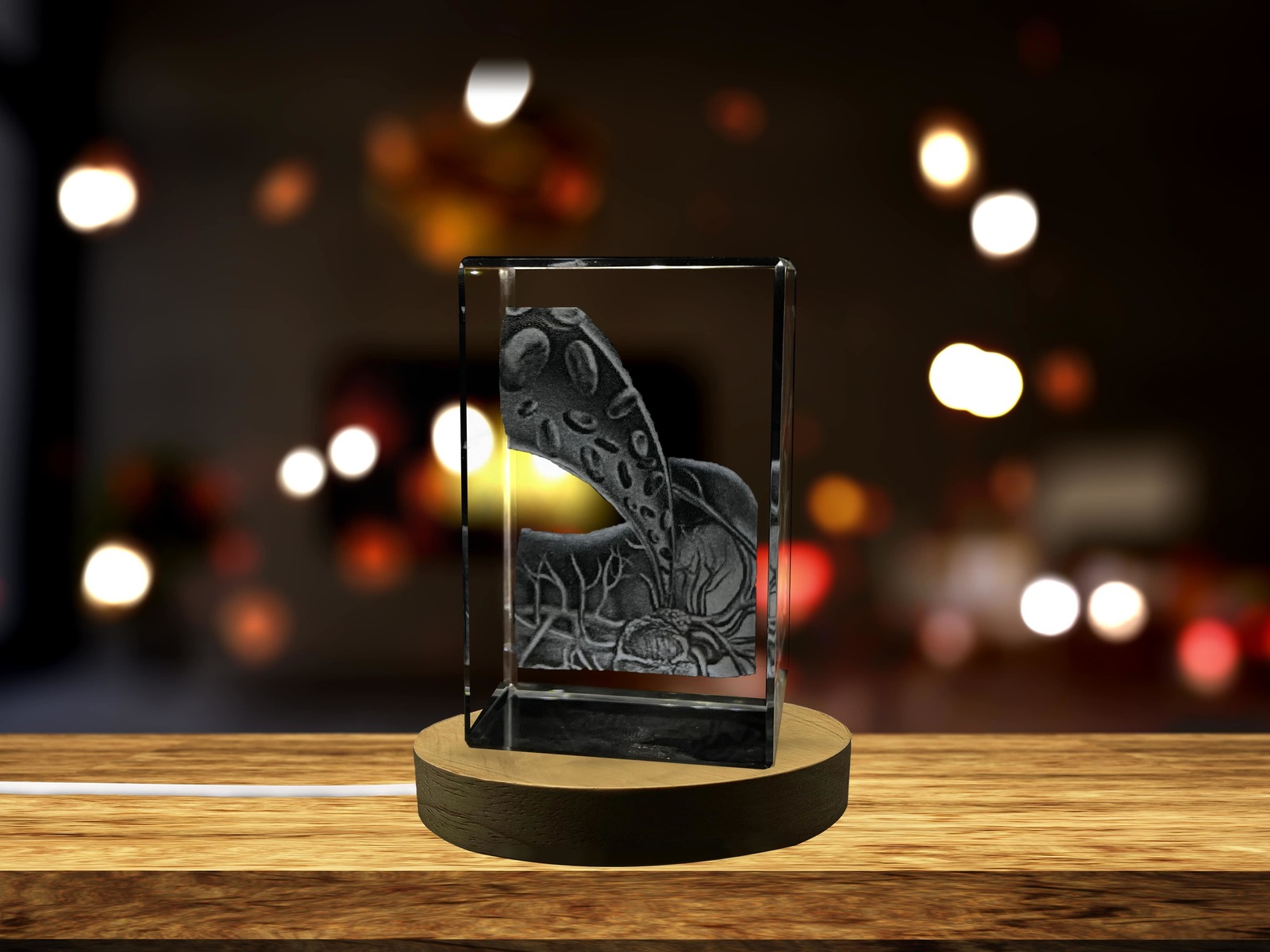 LED Base included | Gallbladder Art | 3D Engraved Crystal Keepsake | Gif... - $25.99+