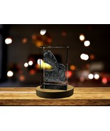 LED Base included | Gallbladder Art | 3D Engraved Crystal Keepsake | Gif... - $40.49+