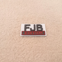 One Black and Red FJB EDITION 3D Badge Car Automotive Truck Metal Alloy Emblem - £13.15 GBP