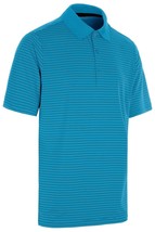 SALE Proquip Mens Pro Tech Feeder Stripe Golf Polo Shirt. M to XXL. Azure Blue. - £24.82 GBP