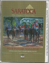 Saratoga Race Course 2012 Program with Monmouth Park - $7.95