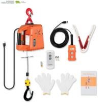 Electric Hoist Winch Portable Electric Power Winch New Upgrade Electric ... - $147.15