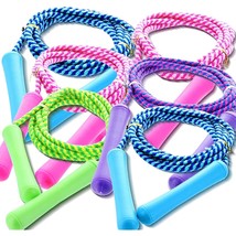 Adjustable Size Colorful Jump Rope For Kids And Teens - Outdoor Indoor F... - £21.99 GBP
