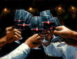 Giclee Celebrating for a better life painting Art printed on canvas - £6.75 GBP+