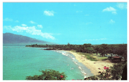 Panoramic View Kamaole Beach Park Kihei Maui Postcard - £6.26 GBP