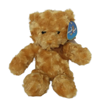 Plush In A Rush Brown Teddy Bear Bow Plush Stuffed Animal 2020 10&quot; - £15.57 GBP
