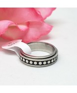 Anxiety Fidget Ring Stainless Steel Band ADHD Decompression Spinner Jewe... - $7.95