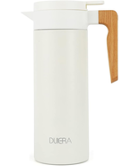 DUIERA 51 Oz Coffee Carafe Double Walled Thermal Carafe Stainless Steel ... - £39.40 GBP