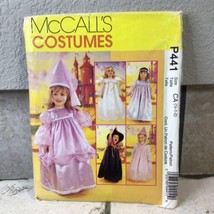 McCalls P441 Toddler Pretty Girl Costumes Sewing Pattern Size 1/2-2 Uncut   - $7.91