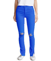 Cotton Citizen Womens High Rise Jeans Split Skinny Fit Blue 24W - £90.86 GBP