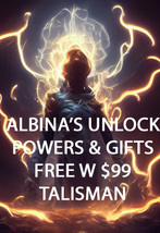 1 OF 2 FREE W $99 ALBINA'S TALISMAN TO UNLOCK POWER AND GIFTS MAGICK image 2