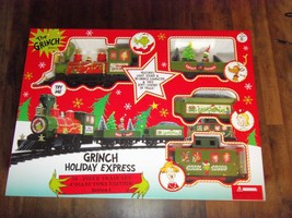 Dr Seuss The Grinch Holiday Express 36 - Piece Train Set Collectors Edition - £126.28 GBP