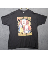 IT Pennywise Clown They All Float Down Here Halloween Tee, Men XL, Horro... - $13.91