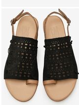 MIZ MOOZ  RYZE SANDALS SLINGBACK STRAP BLACK SIZE 37EU / 7 US T-248 - $29.95