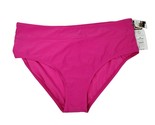 Time and Tru Womens 2XL Summer Fuchsia Pink High Waist Bikini Bottoms - £10.32 GBP