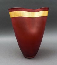 Norberto Moretti Salviati Italy Murano &quot;Pizzicati&quot; Art Glass Medium Vase 12 1/4&quot; - £643.41 GBP