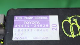 Toyota Electric Fuel Pump Computer Control Module Relay 89570-34020 image 2