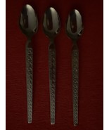 Set of 3 Vintage Hanford Forge Trocadero Stainless Steel Iced Tea Spoons... - €15,05 EUR