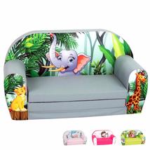 Delsit Toddler Couch &amp; Kids Sofa - European Made Children&#39;s 2 in 1 Flip Open Foa - £62.68 GBP+
