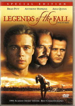 Legends Of The Fall (Brad Pitt, Anthony Hopkins, Aidan Quinn) Region 2 Dvd - £11.79 GBP