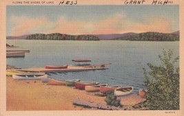 Grant MI Michigan Along the Shore of Lake Hess Postcard E03 - £7.16 GBP