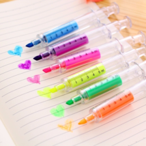 Nurse Syringe Highlighter Pens, Nursing School Office Supplies, Party Fa... - £6.38 GBP