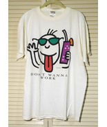 Don&#39;t Wanna Work t-shirt Designed by Benton size Extra Large XL - $23.99