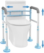 A Stand-Alone Toilet Safety Rail That Can Be Adjusted In Width And Heigh... - $990.90 MXN