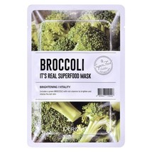 5X Korean Sheet Brightening Mask DERMAL Superfood Broccoli 25g - $23.27