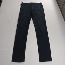 Second Image Women's Black Denim Skinny Jeans Mid Rise Size 28 (30×31.5) image 9