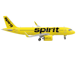 Airbus A320neo Commercial Aircraft Spirit Airlines Yellow 1/400 Diecast Model - £45.61 GBP