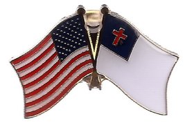 Wholesale Pack of 6 USA American &amp; Christian Christ Cross Flag Bike Hat Cap lape - £9.16 GBP