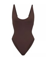 SKIMS Swim Scoop Neck One-Piece Swimsuit Women&#39;s Plus Size 3X Cocoa NWT - $83.98 CAD