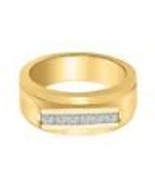 Bague D&#39;Anniversaire En Diamant Simulé De 0,75CT Plaquée Or 18K Argent - $2,575.64 MXN
