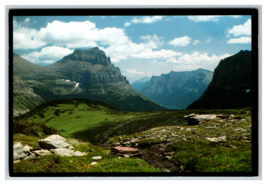 A View from Logan Pass in Glacier National Park, Montana Postcard Unposted - £3.86 GBP