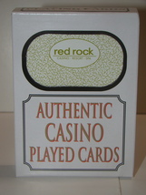 red rock - CASINO * RESORT * SPA - AUTHENTIC CASINO PLAYED CARDS - $10.00