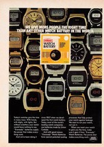 Eveready Watch Battery 1978 Vintage Print Ad - $9.89